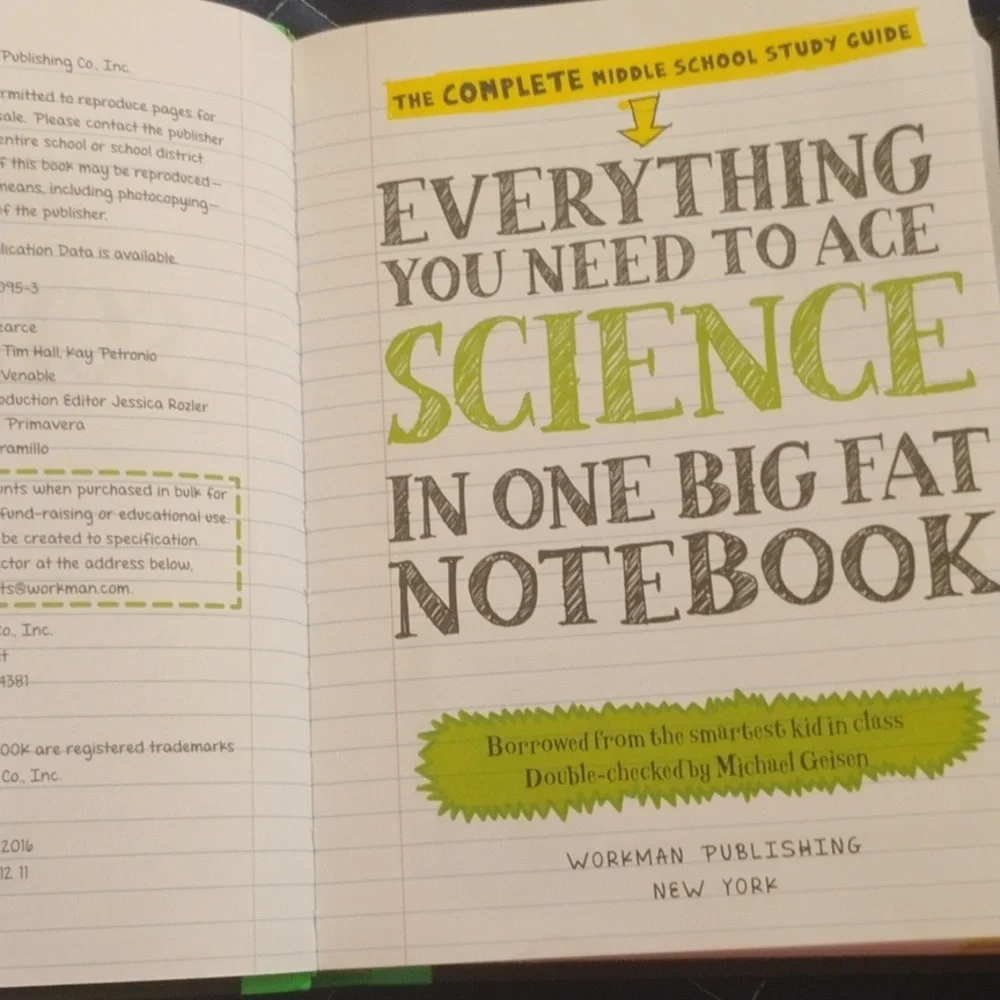 The COMPLETE middle school study guide EVERYTHING you need to ACE SCIENCE - Picture 2 of 5